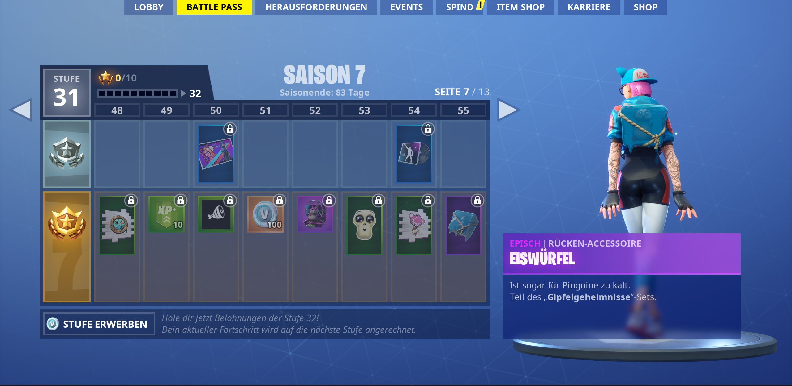 Fortnite Season 7 Battle Pass Aufgaben