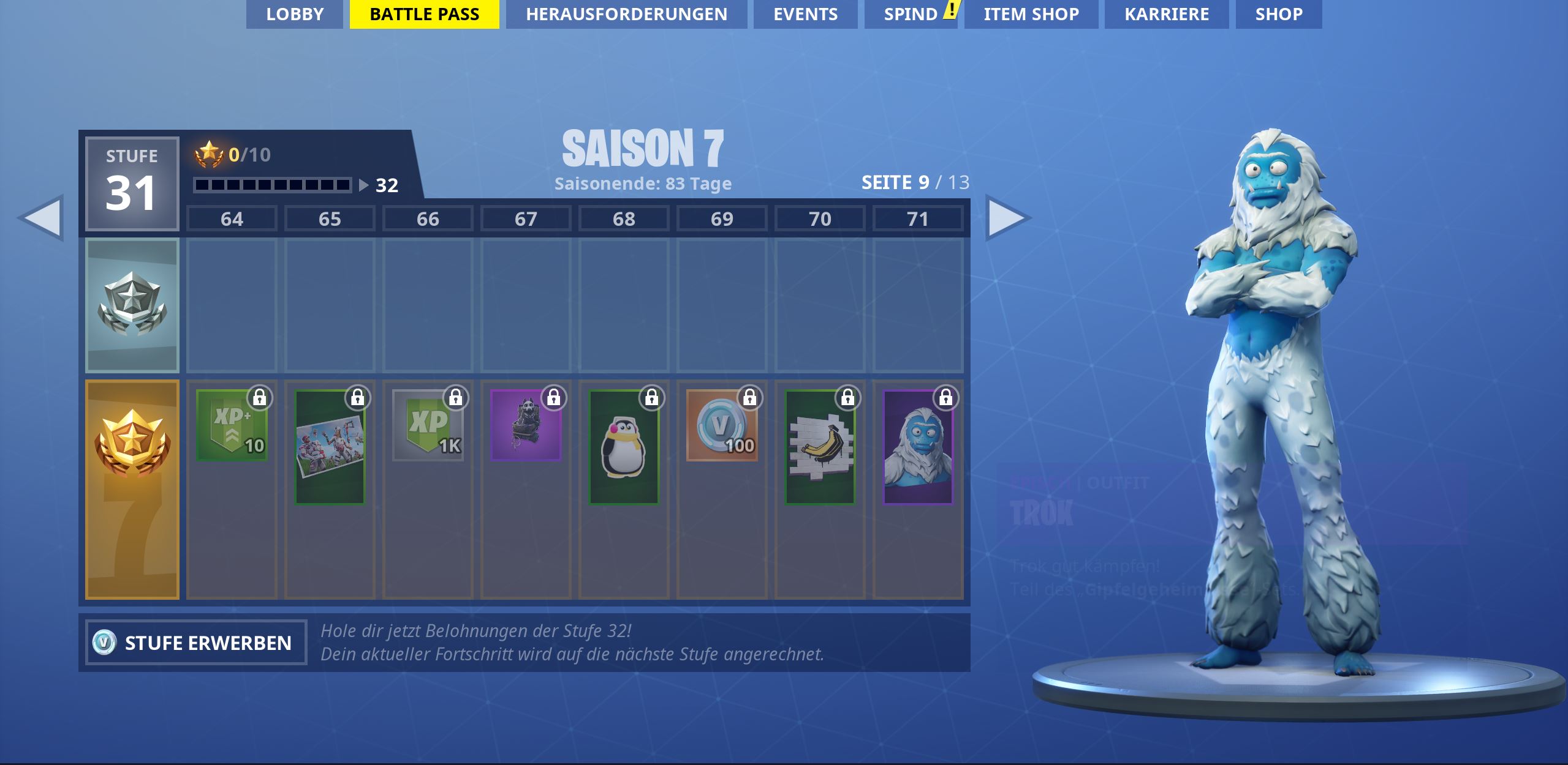 Fortnite Season 7 Battle Pass Aufgaben