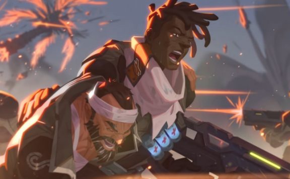 Overwatch Baptiste title 2 carrying soldier