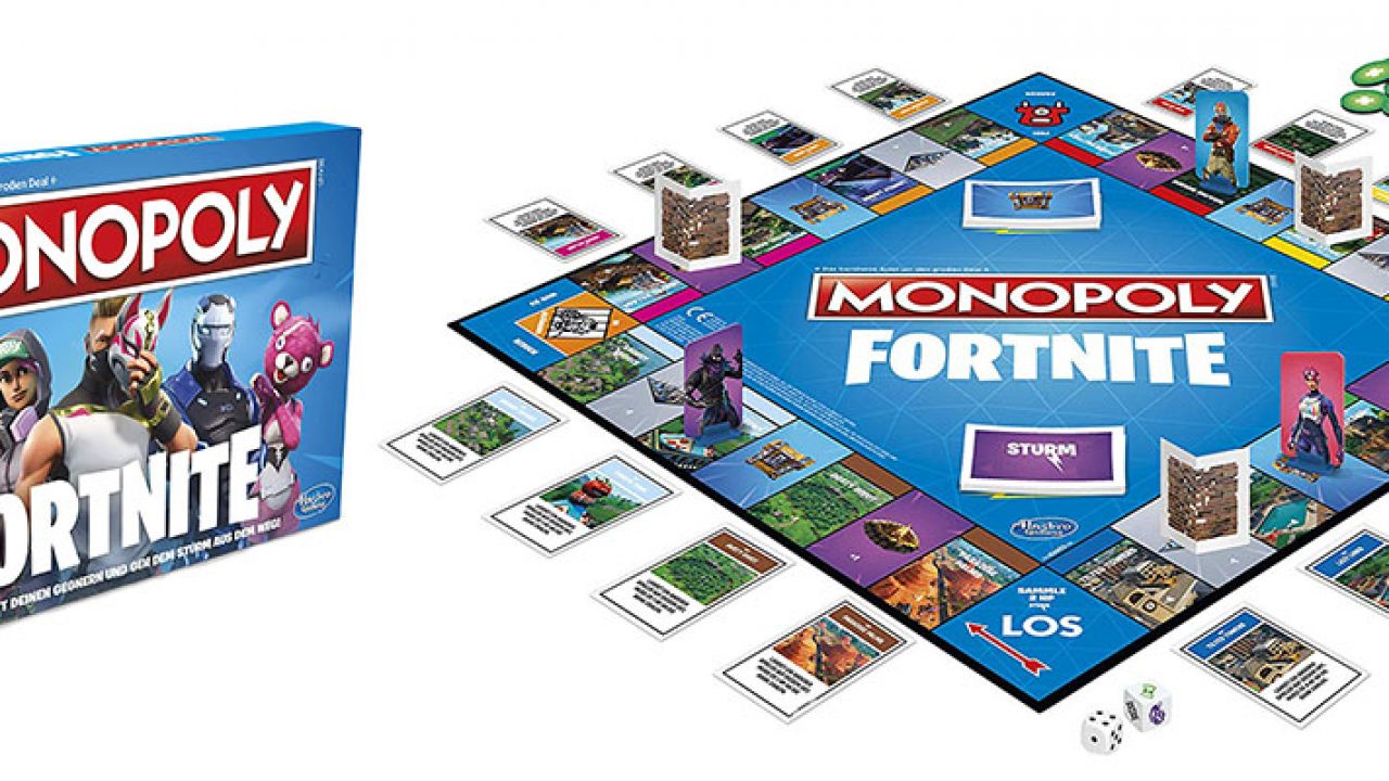 Hasbro Multicolor Monopoly Monopoly Fortnite Edition Familienspiel