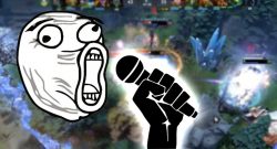 DOTA 2 Mikrofon Caster Titel