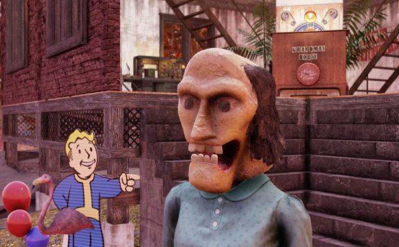 Fallout 76 Fasnacht Toothy Man Maske
