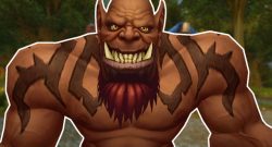 WoW Maghar Orc grinst dreckig und nackt