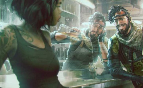 Apex Legends Mirage Artwork Titel