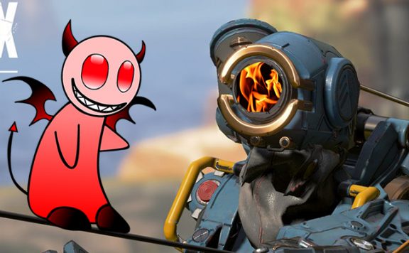 Apex Legends Pathfinder Fire Titel Teufel