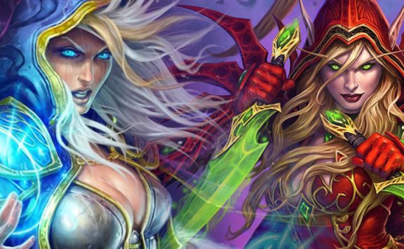 Hearthstone Jaina Mage Rogue Valeera title 1140x445