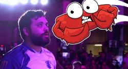 Super Smash Bros Melee Hungrybox kriegt Krabbe ab fliegend Titel