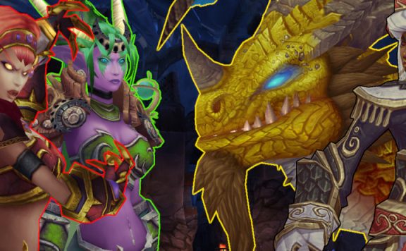 WoW Dragon title ysera alexstrasza wrathion nozdormu 1140x445