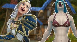 WoW Jaina Laugh nightelf Female roar title 1140x445