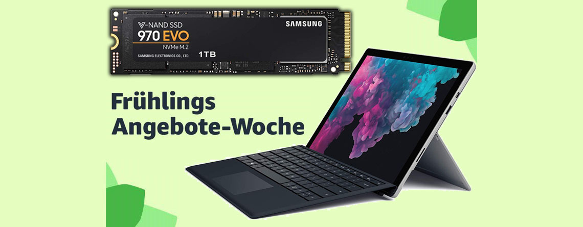 Amazon-Angebote: Surface Pro 6 und Samsung M.2 SSD stark reduziert