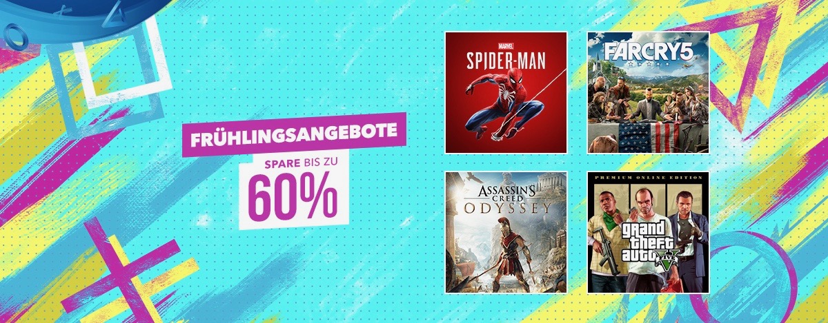 PS Store Frühlingsangebote: Top-Titel wie RDR2 und Spider-Man bis zu 60% günstiger