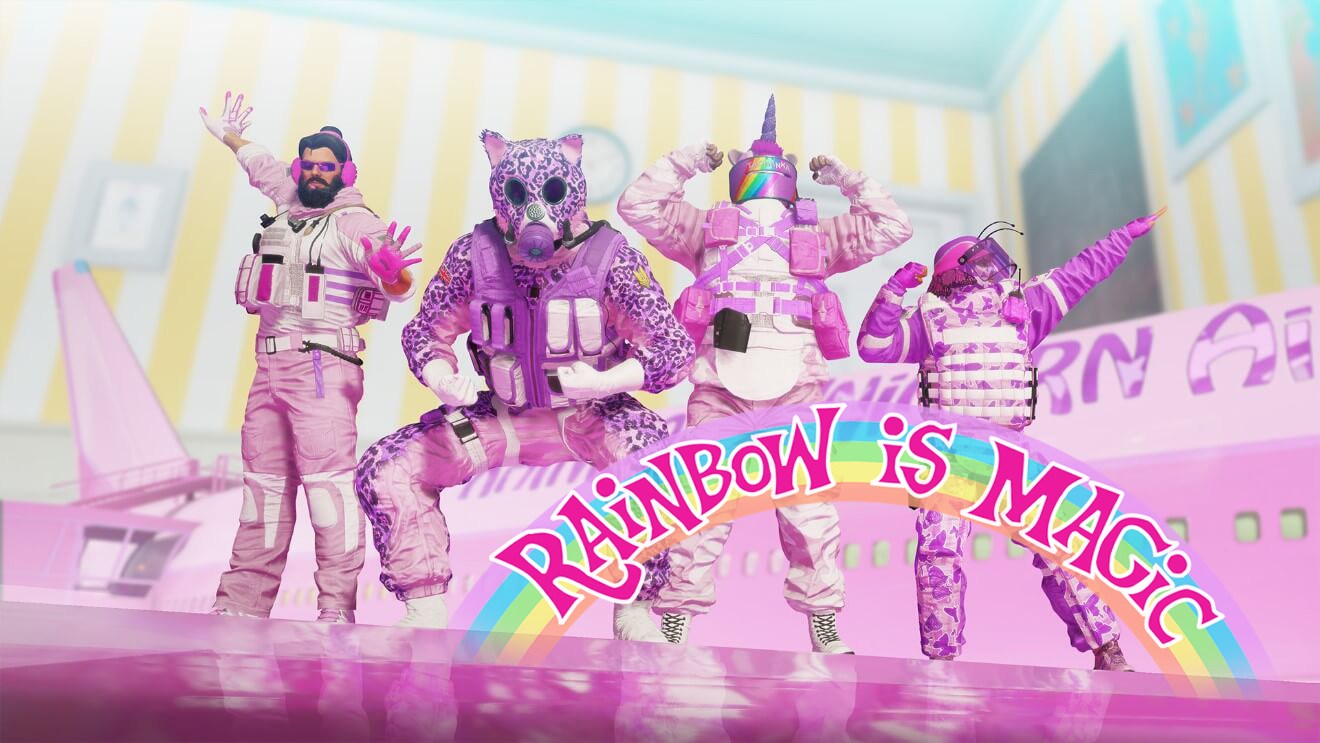 Darum lieben die Spieler das April-Event in Rainbow Six Siege, obwohl es alles rosa macht