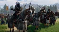 Conqueror's Blade Beta kommt Reiter auf Pferden in Rüstung Titel
