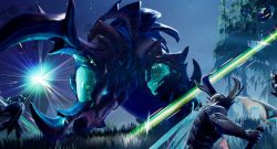 Dauntless Screenshot viele Slayer bekämpfen Behemoth Titel