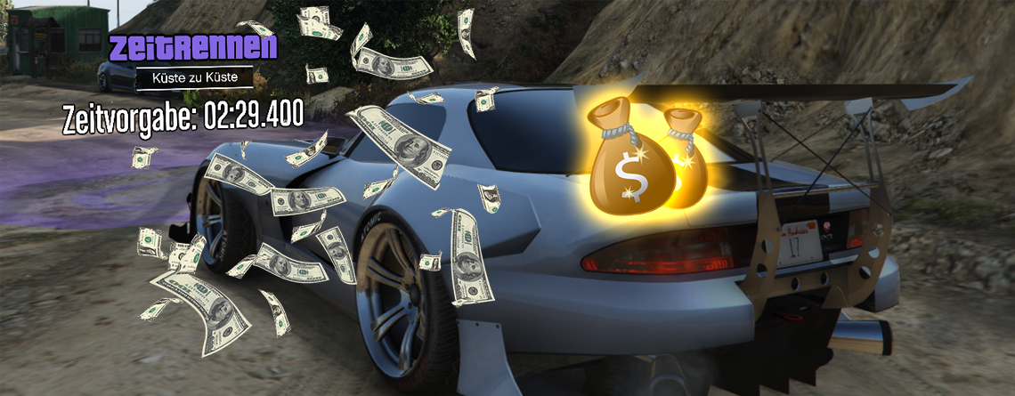 Holt Euch in GTA Online jetzt 102.000 $ in knapp 2 Minuten – Zeitrennen