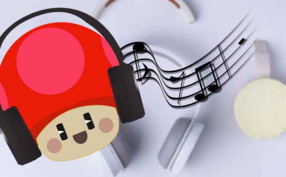 Korvaa Einzelteile zusammengebaut Titel Pilz hört Musik 2