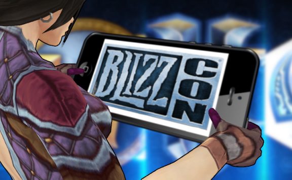 Smartphone Blizzard Mage Female BlizzCon title 1140x445