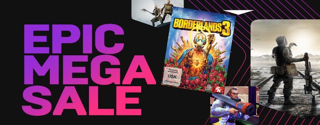 Epic greift Steam mit Mega Sale an: Alles im Store ab 15€ ist nun 10€ günstiger