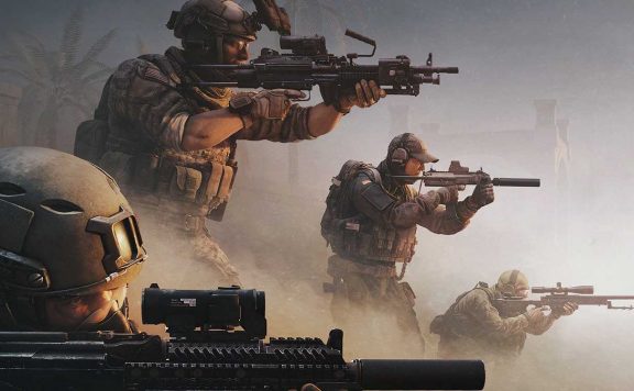 Caliber Soldaten in der Wüste Titel