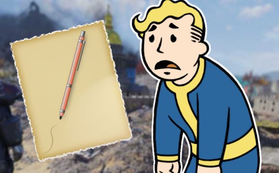 Fallout 76 Notiz bringt Spieler zum Weinen Titel