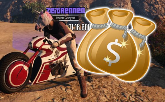 GTA Online Zeitrennen Raton Canyon Titel