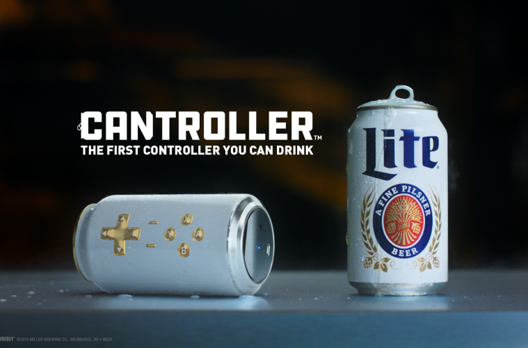 Bier-Firma erfindet Gaming-Controller, den man trinken kann – Funktioniert für PC, PS4, Xbox