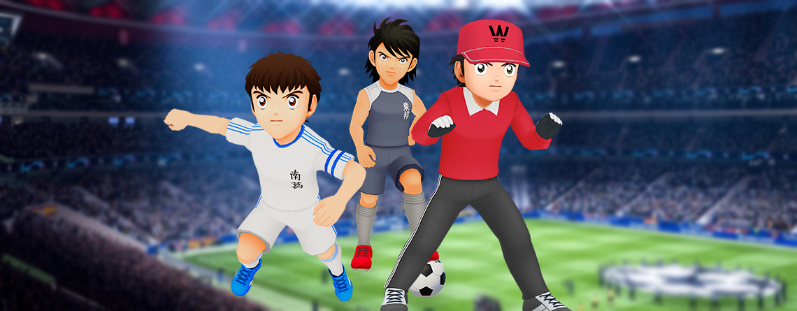Sie machen ein neues Spiel mit Tsubasa, dem Fußball-Helden eurer Kindheit