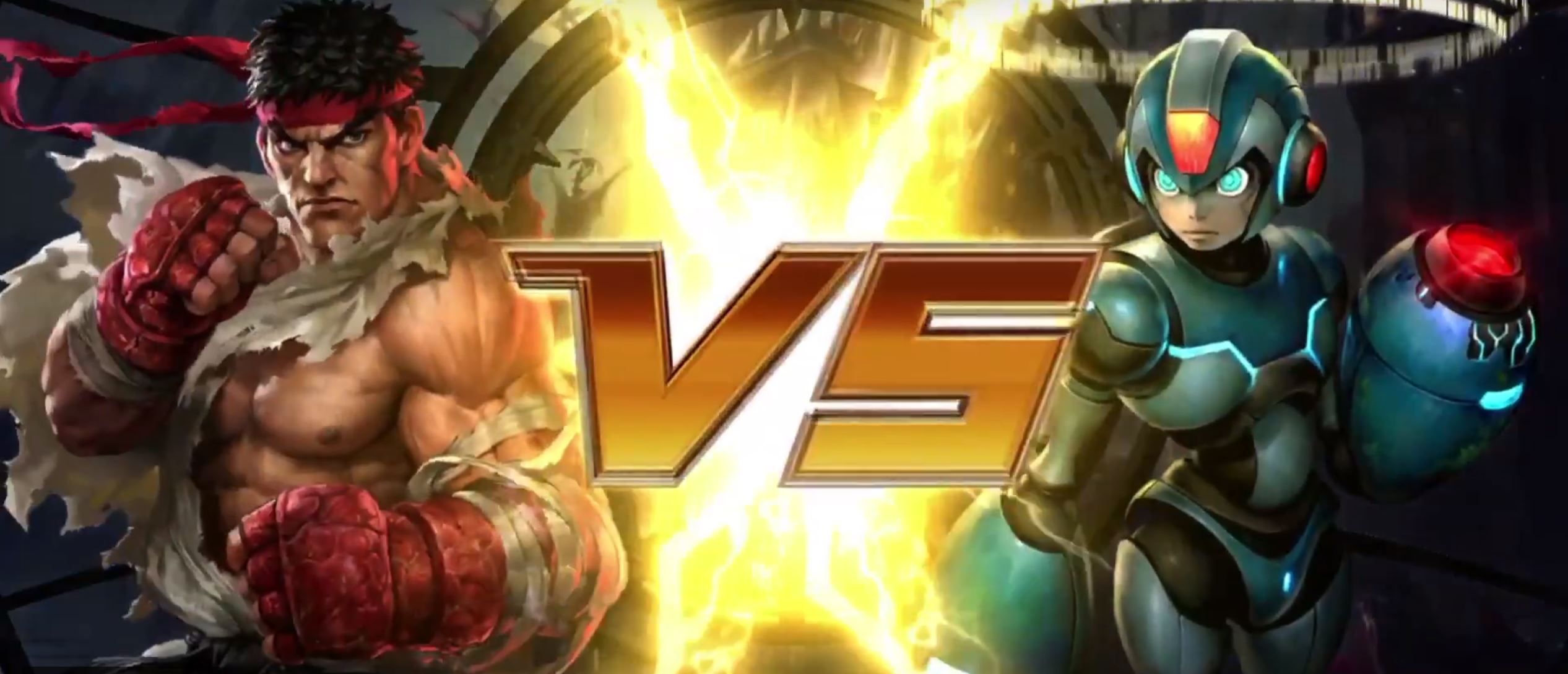 Im neuen Game Teppen könnt Ihr als Ryu aus Street-Fighter den Mega-Man wegblastern