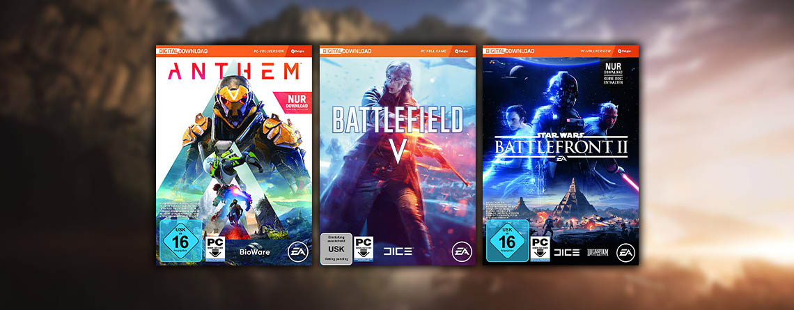 Amazon Angebote: EA Spiele wie Anthem und Battlefield 5 stark reduziert