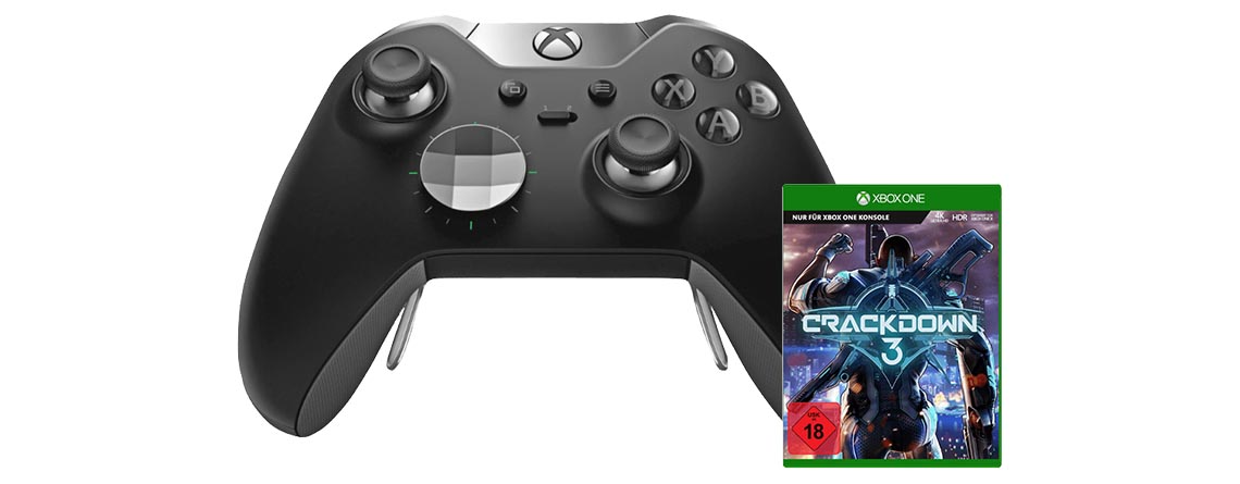 Xbox One Elite Wireless Controller im Bundle mit Crackdown 3 für nur 99 Euro
