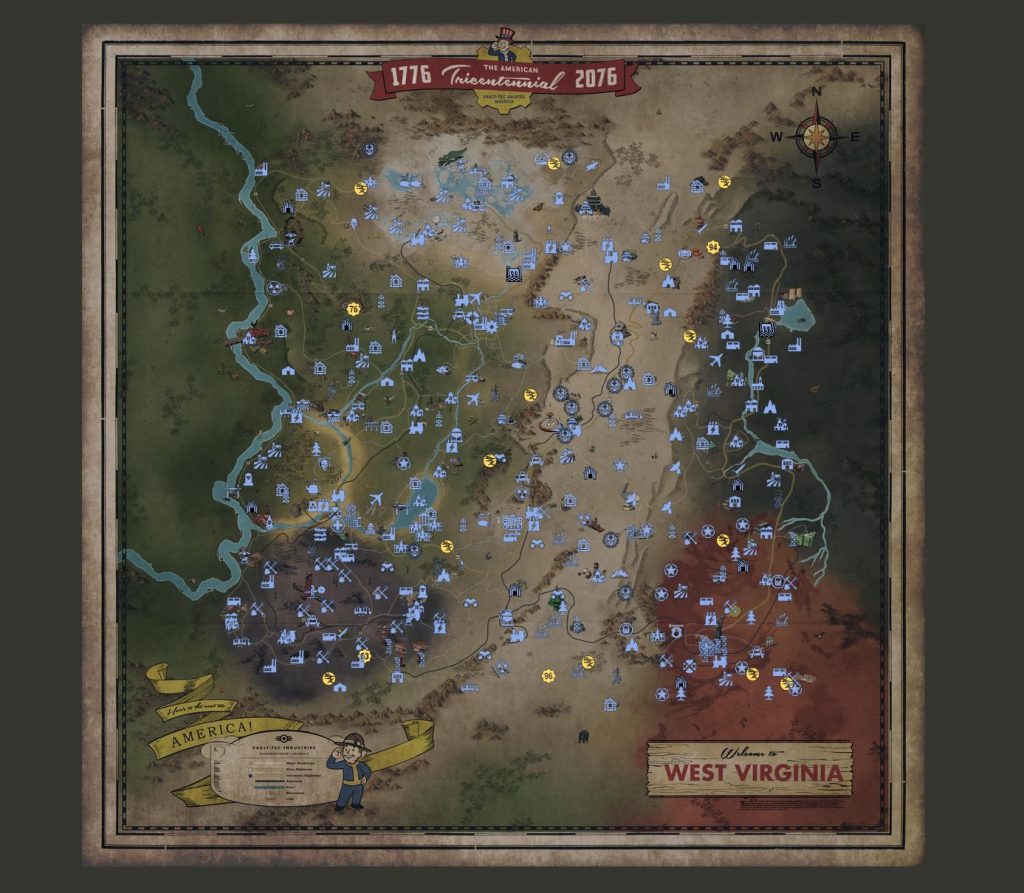 Fallout 76 Map Interactive Best Map Cities Skylines vrogue.co