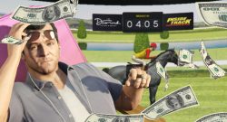 GTA 5 Online Michael Geld Pferderennen Titel