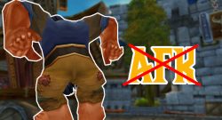 WoW Classic Zwerg zeigt AFK den Hintern