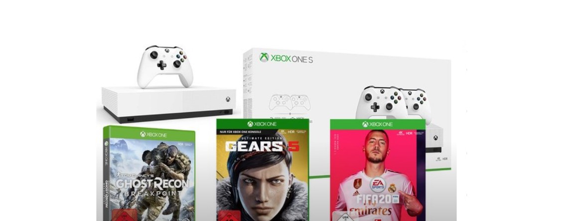 Xbox One X und S mit FIFA 20 und weiteren Spielen günstiger bei Amazon