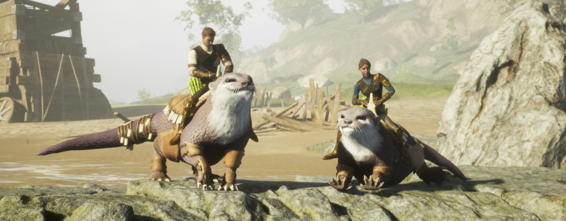 MMORPG Ashes of Creation zeigt Riesen-Otter und jetzt wollen alle darauf reiten