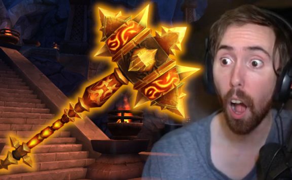 WoW Asmongold Hand of Ragnaros title 1140x445