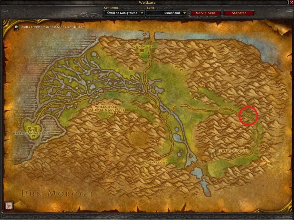 wow classic onyxia pre Axtroz Fundort