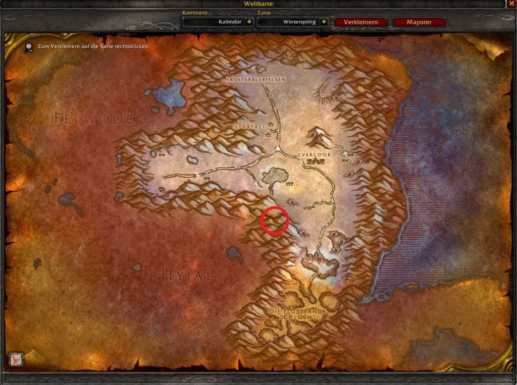 wow classic onyxia pre Scryer fundort