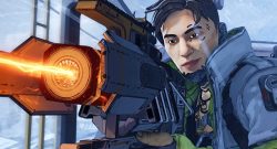 Apex Legends Crypto mit Charge Rifle Titel