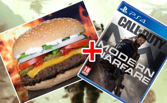 Call of Duty Modern Warfare und Burger King partnerschaft Titel