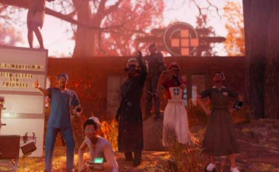 Fallout 76 Der Doc und Truppe Titel