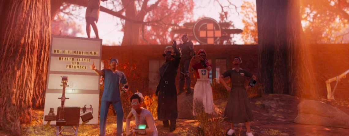 Ein „NPC-Arzt“ in Fallout 76 ist so beliebt, dass niemand ihn töten will