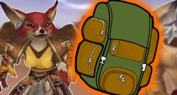WoW Vulpera Rucksack Titel