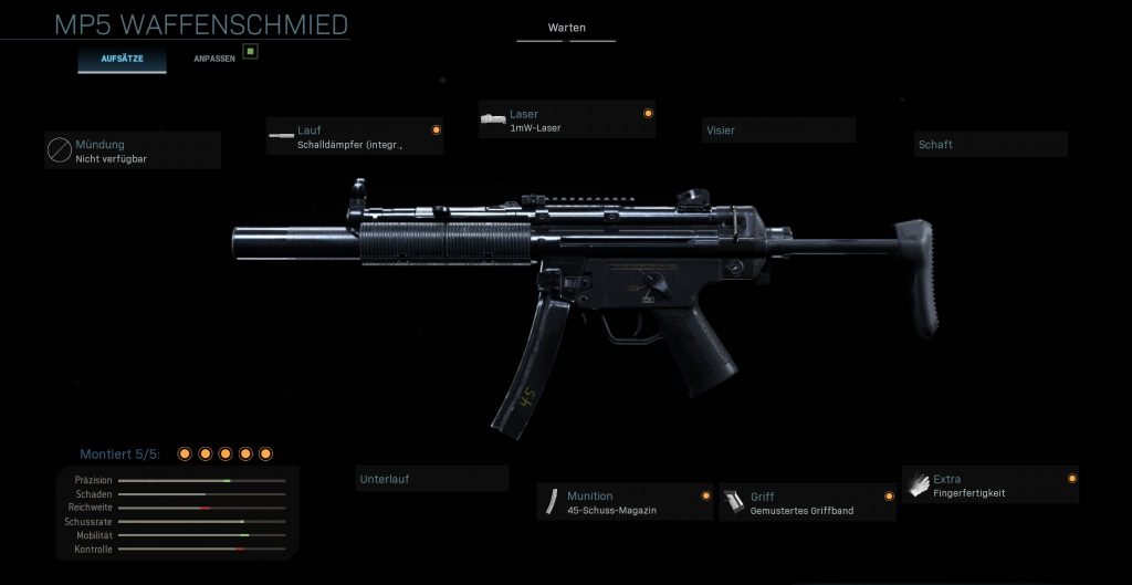 CoD Modern Warfare: MP5-Guide - Die besten Setups und Aufsätze