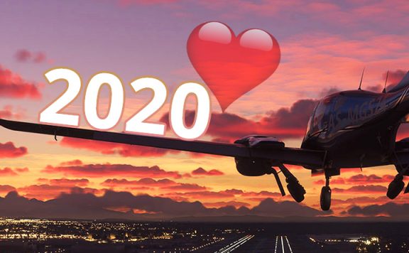 Flight Simulator 2020 Titel Herz