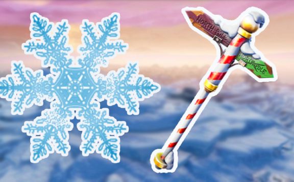 Fortnite schneeflocken-deko titel