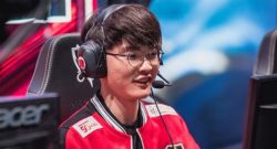 LoL Faker Header SKT1 World