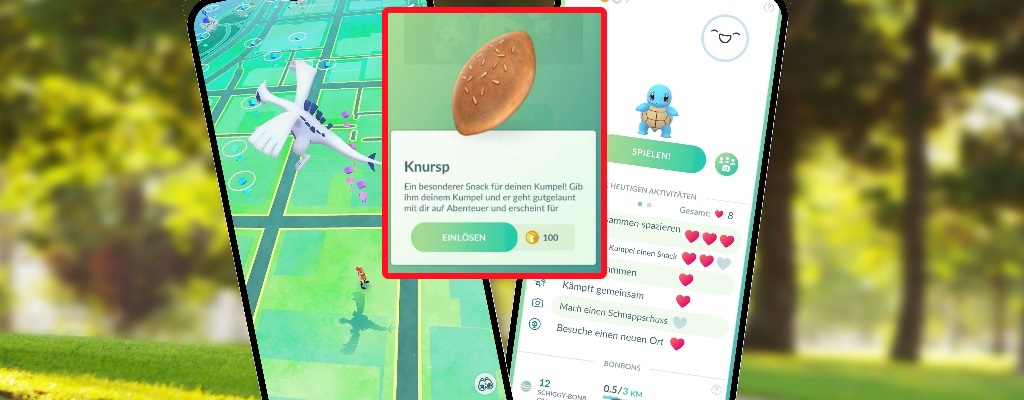 Pokémon GO: Kumpel-Feature ist live & bringt Knursp mit – Lohnt sich der Snack?