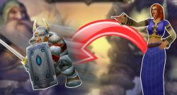 WoW Dwarf kick human female title 1140x445