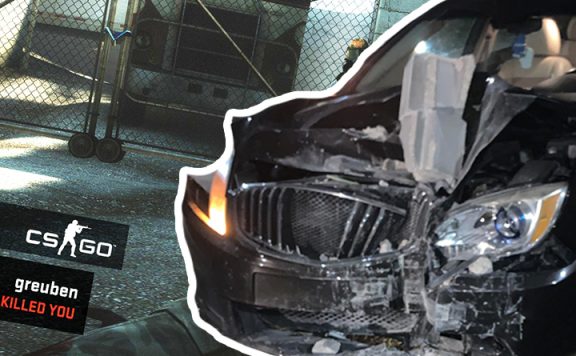 CS GO Auto Schrott Tür Titel